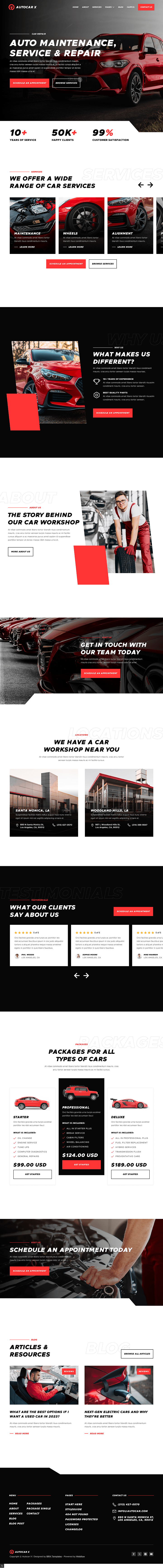 Professional law firm website